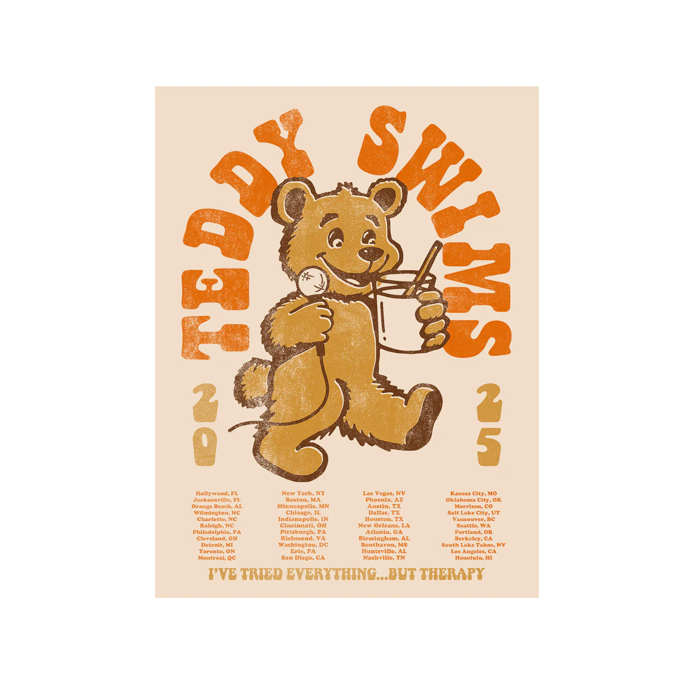 Teddy Double Sided Tour Poster - Image 3